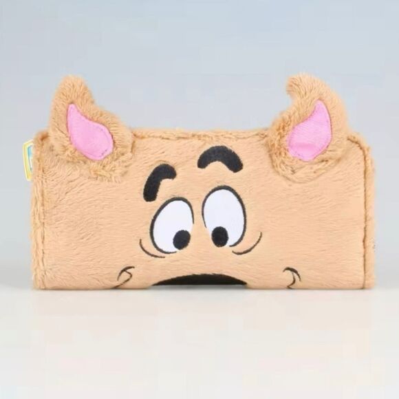 Scooby Doo Theme Plush Texture Zip Around Wallet - Picture 3 of 8